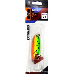 Блешня на хижу рибу, коливна, ZEOX Kastmaster, вага 21г, колір Fire Tiger